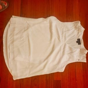 Fortune + Ivy mixed material top